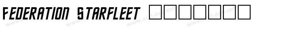 Federation Starfleet 2字体转换